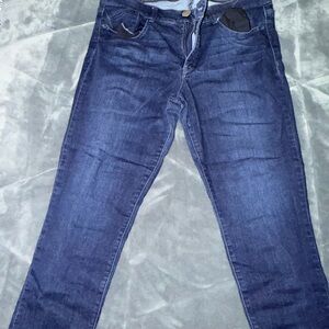 Wit & Wisdom Dark Blue Straight Leg Jeans